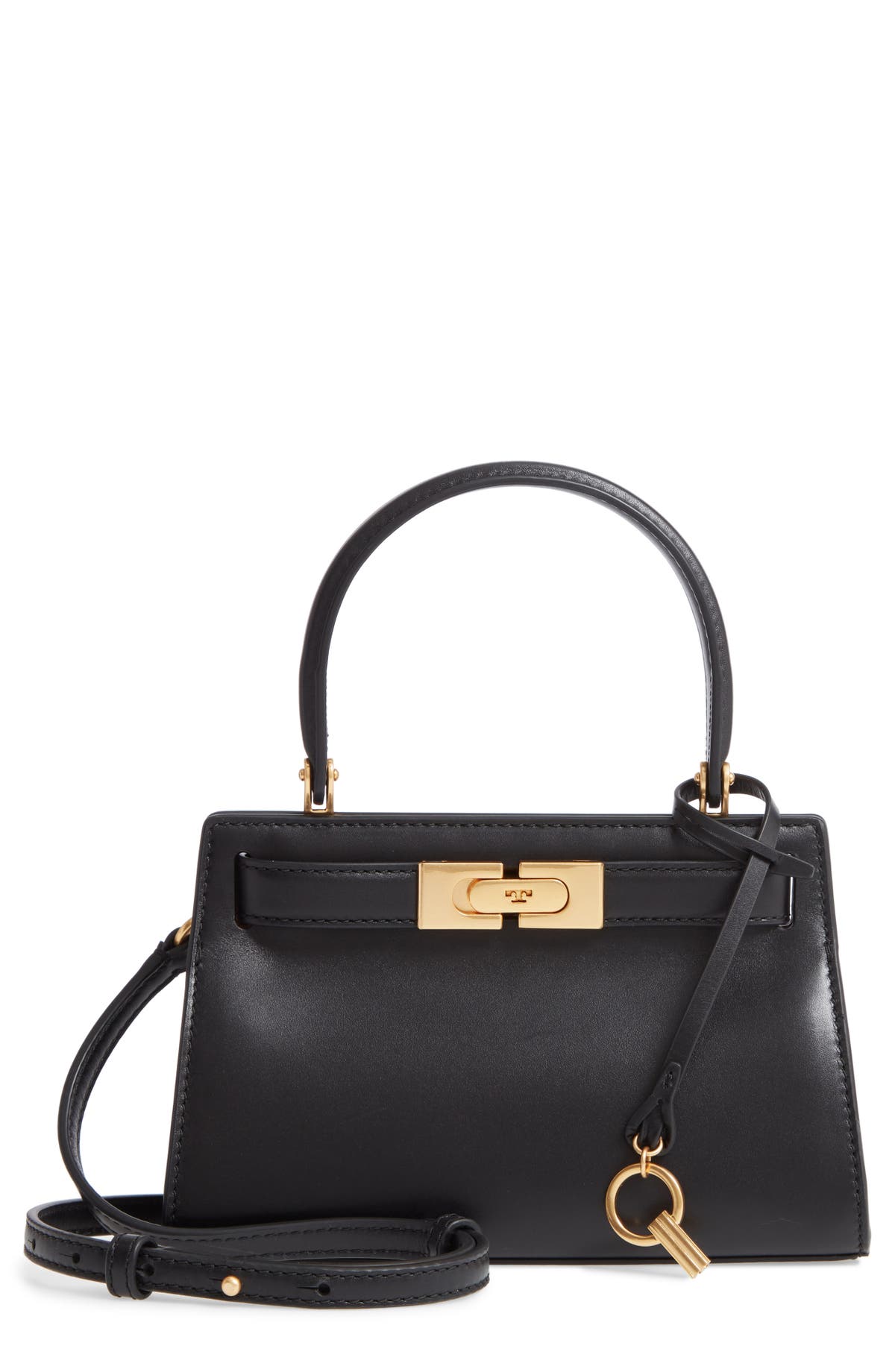 Tory Burch Mini Lee Radziwill structured leather top handle bag