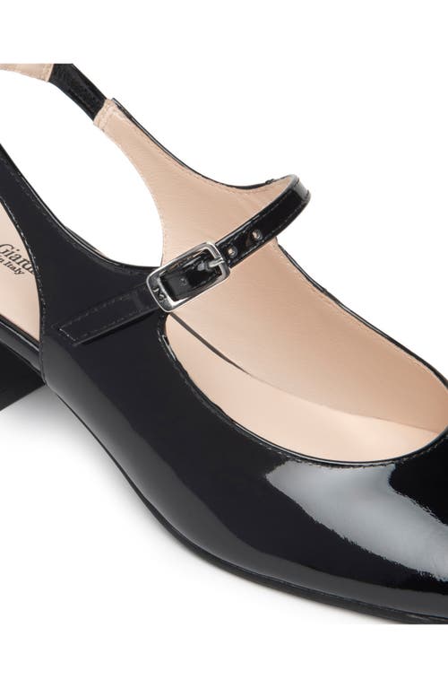 Nerogiardini Slingback Block Heel Pump In Black