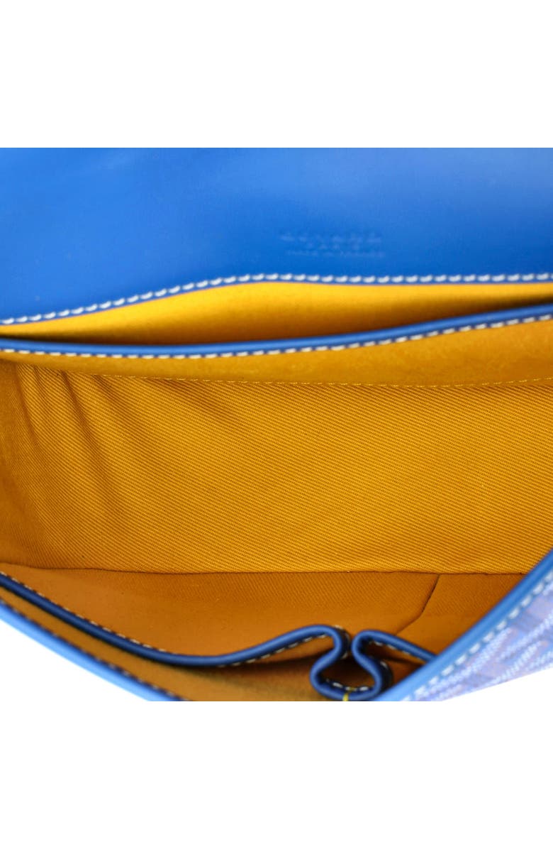 Pre-Owned Goyard Belvedere II Messenger Bag Coated Canvas PM, Alternate, color, Blue