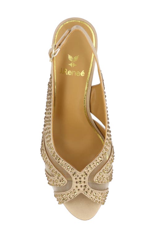 J. RENEÉ J. RENEÉ LOVELA SLINGBACK WEDGE SANDAL