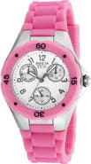 INVICTA Angel Lady Silicone Strap Watch, 38mm