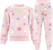 Lola + The Boys Pinky Stars Fuzzy Set