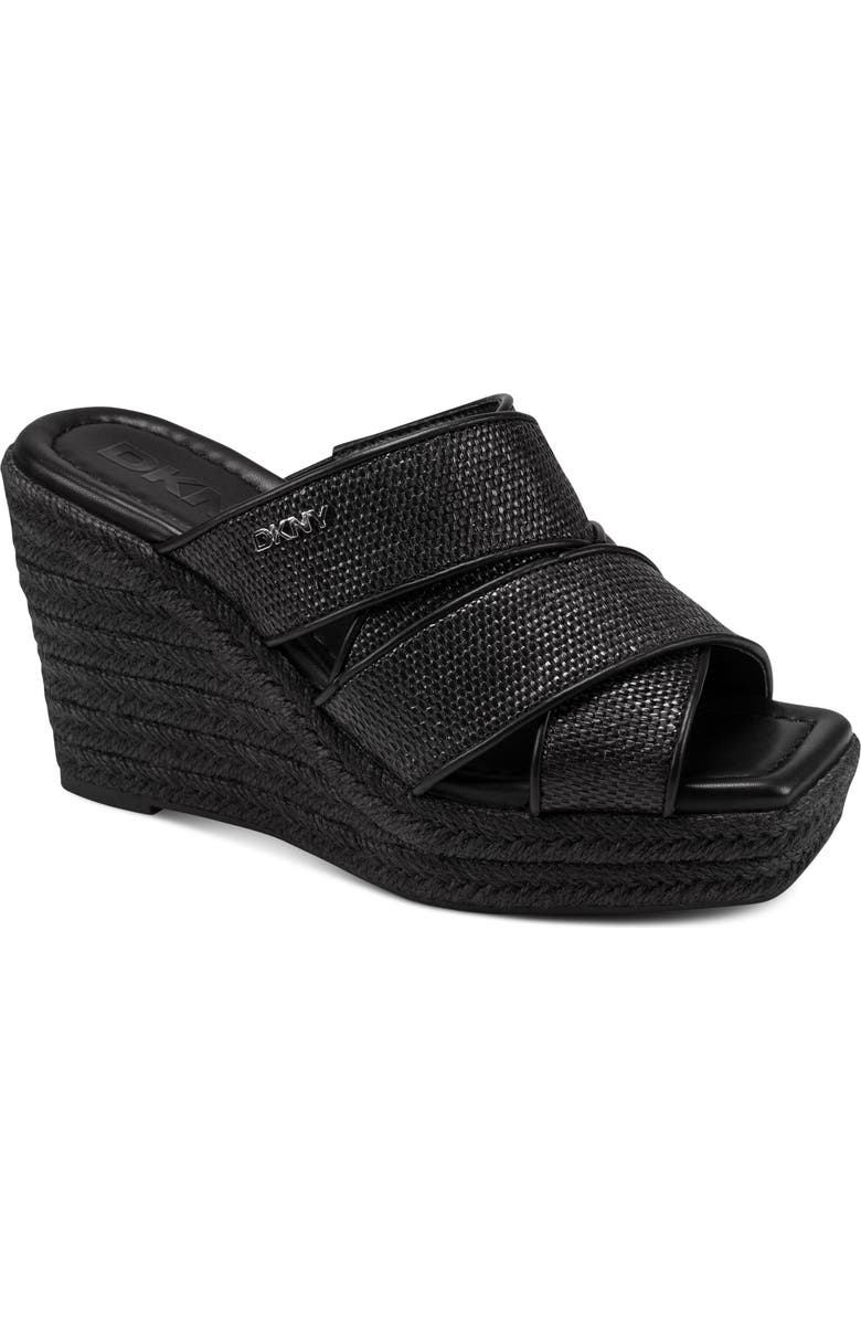 DKNY Cresson Platform Wedge Sandal, Main, color,