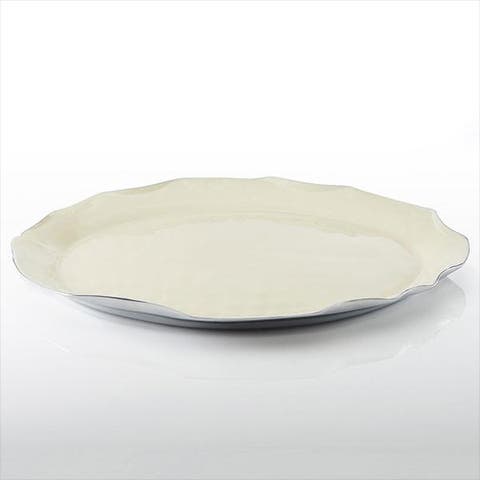 Ruffled Oval Platter
