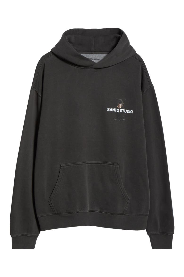 Watching Graphic Hoodie, Alternate, color, BLACK