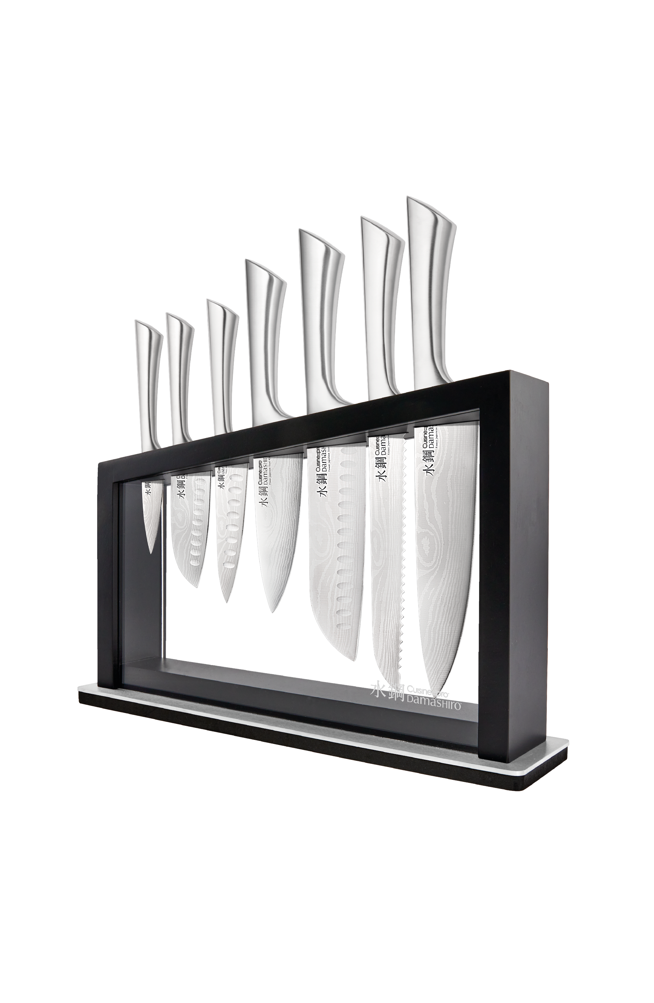 Cuisine::pro® Damashiro® 8-Piece Satori Knife Block - Silver
