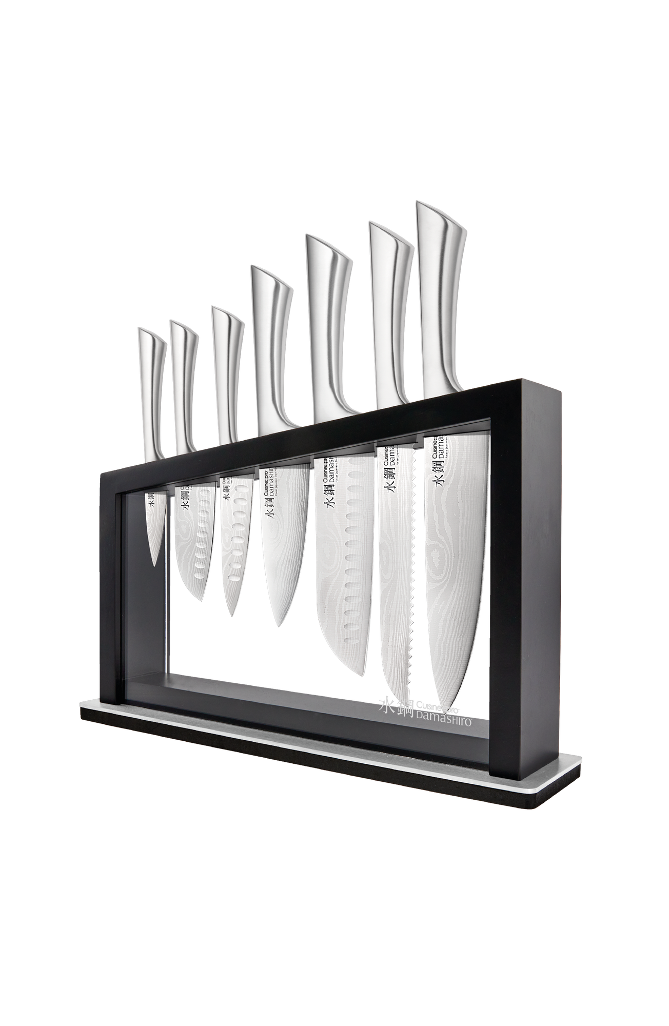 Cuisine::pro® Damashiro® 8-Piece Satori Knife Block - Silver