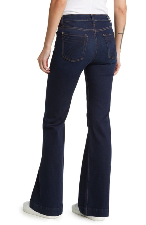 7 For All Mankind Dojo Tailorless Wide Leg Trouser Jeans In Blue