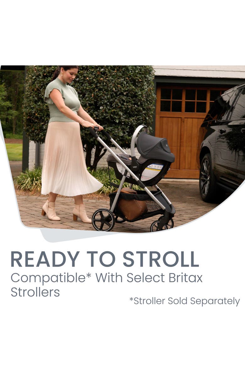 Britax Willow<sup>®</sup> SC Infant Car Seat with Alpine<sup>®</sup> Base, Alternate, color, Pindot Stone