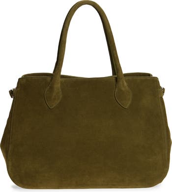 Large Patrizia Suede Satchel