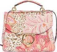 FERRAGAMO Margot Gancio Leather Handbag