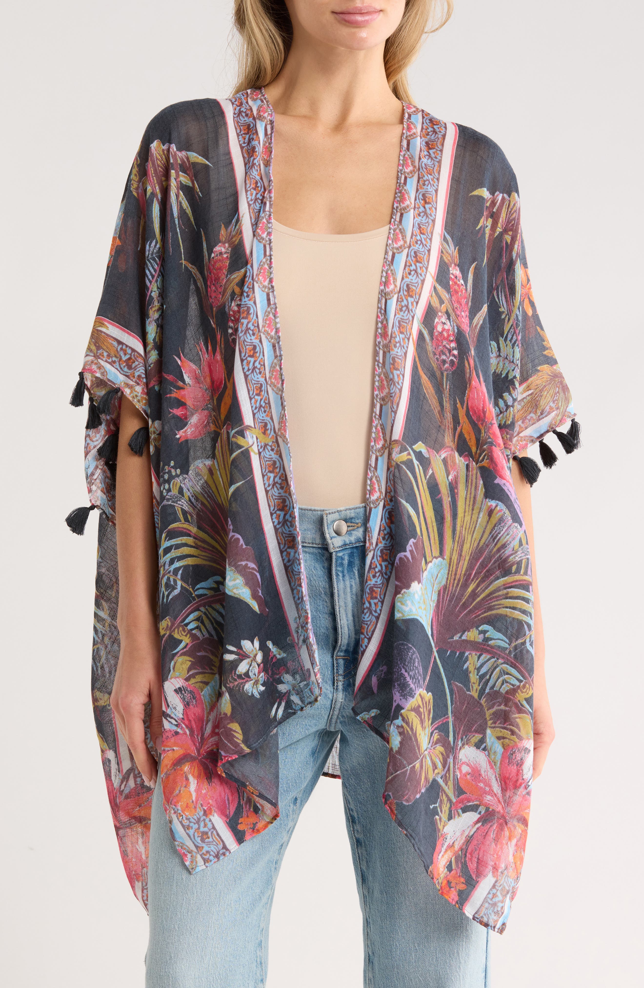Vince Camuto Tropical Floral Topper