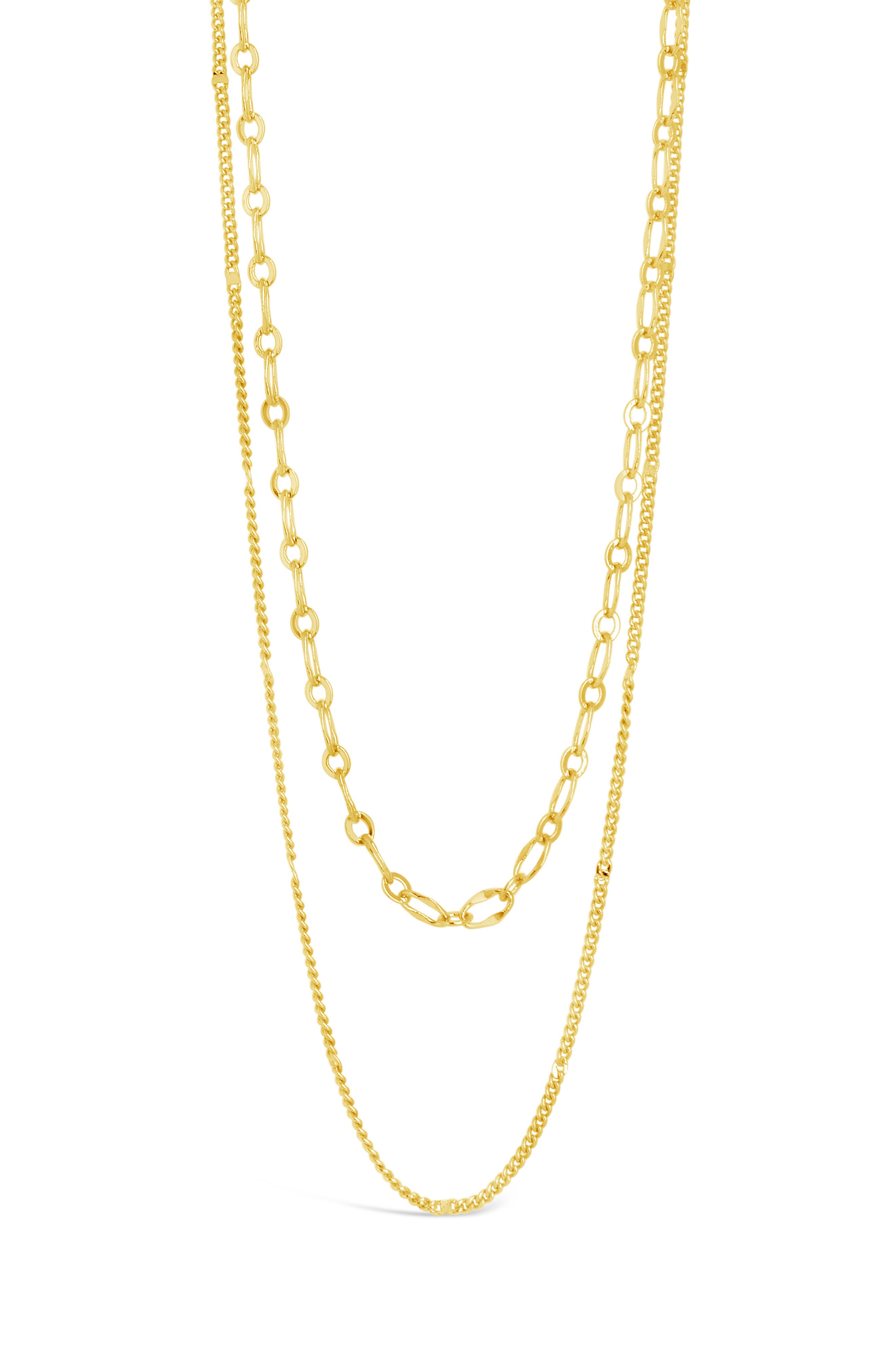 Sterling Forever Serenity Layered Necklace
