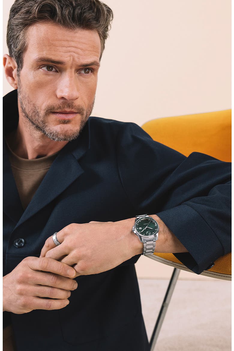 Bold Verso Automatic Bracelet Watch, 41mm, Alternate, color, GREEN