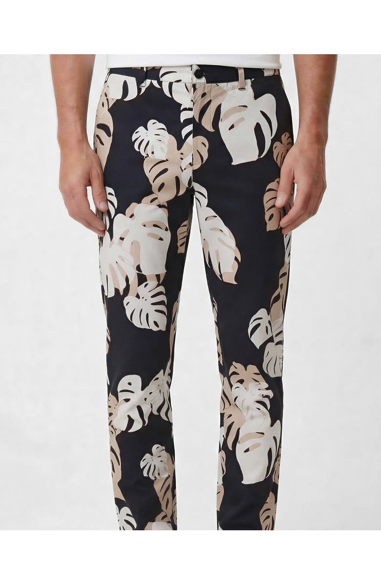 Lords of Harlech Monstera Floral Mens Tailored Pant, Alternate, color, Monstera Floral Smoke