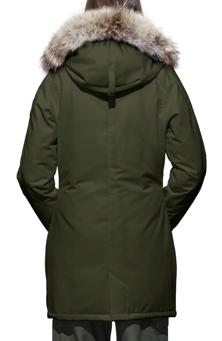 Canada Goose Victoria Fusion Fit Down Parka with Genuine Coyote Fur Trim, Alternate, color,