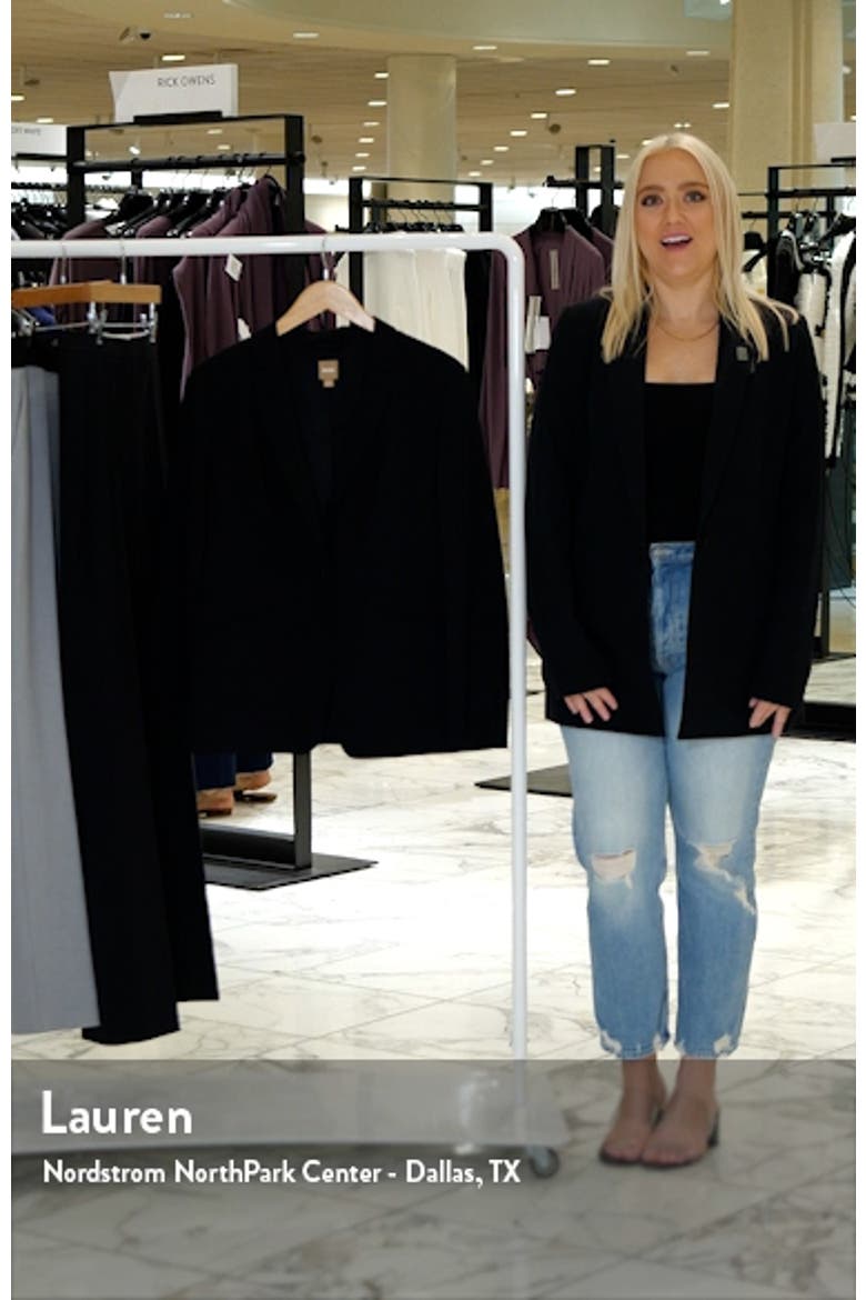 Jabinalah One-Button Virgin Wool Blazer video