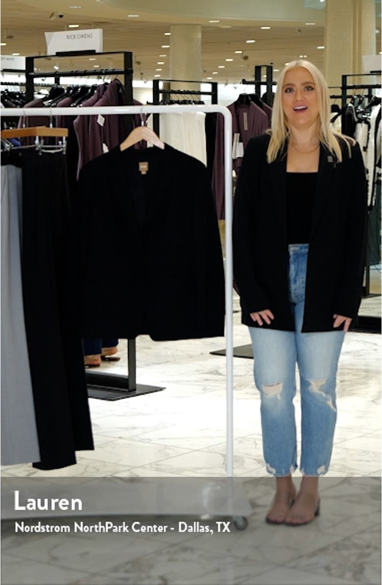 Jabinalah One-Button Virgin Wool Blazer, sales video thumbnail