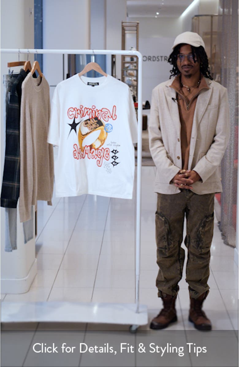 Signet Ring Cotton Graphic T-Shirt, sales video thumbnail