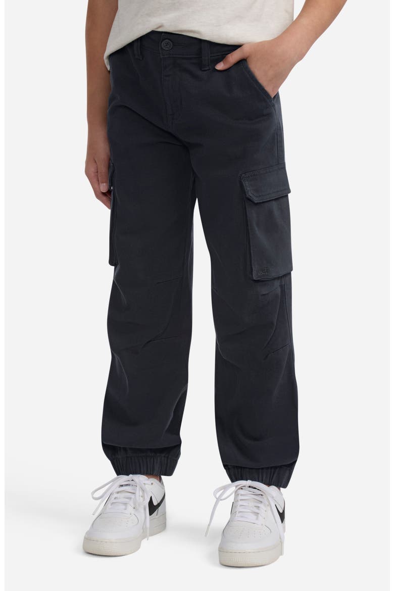 Kids' Elevated Cargo Joggers, Alternate, color, BLACK