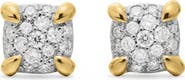 David Yurman Petite Chatelaine® 18K Gold & Diamond Stud Earrings