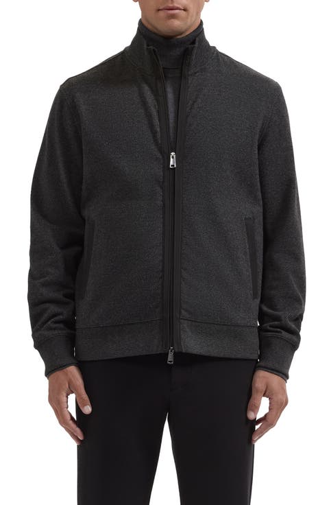 Full Zip Mock Neck Cardigan