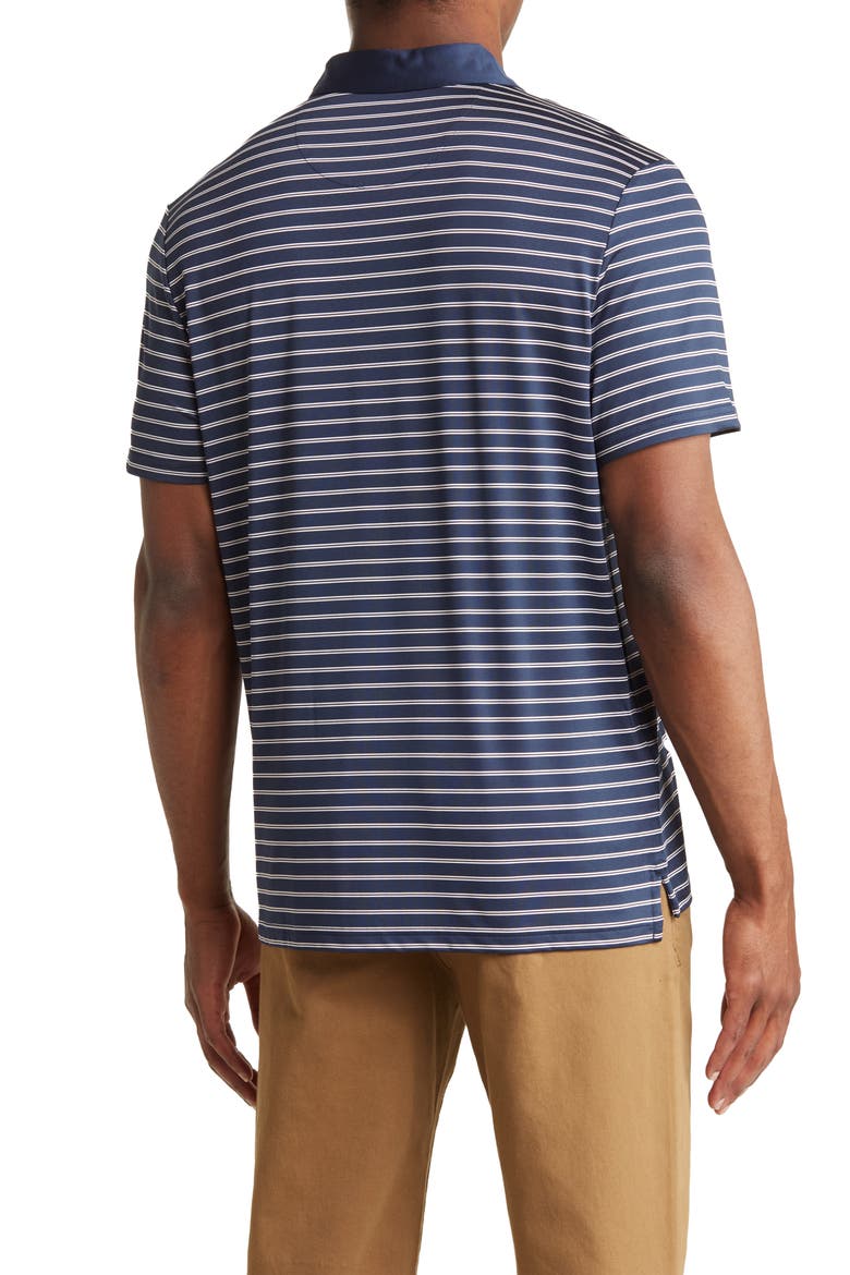 Colorblock Stripe Jersey Polo, Alternate, color, BLACK IRIS