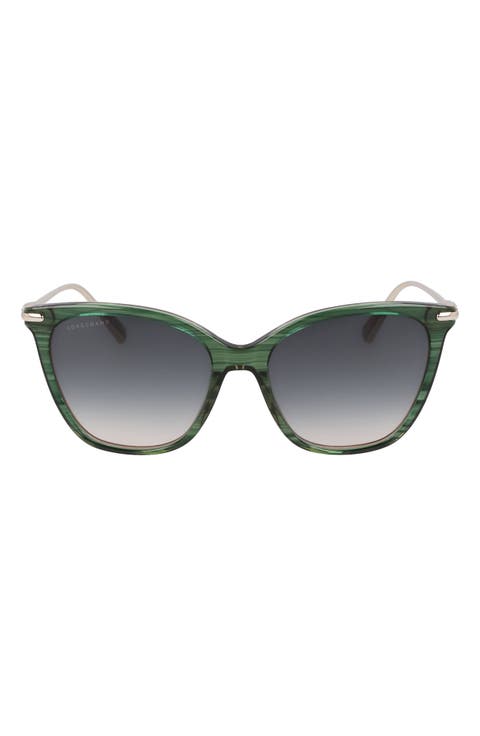 Roseau 55mm Rectangular Sunglasses