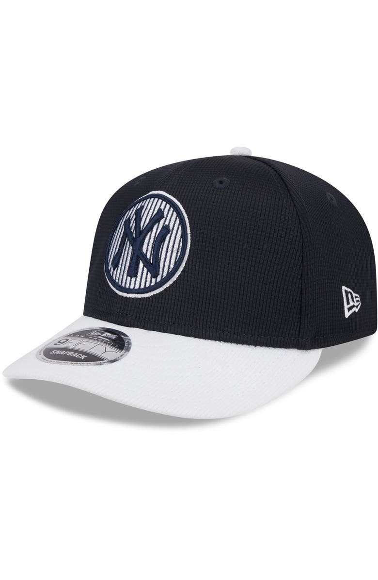 New Era Men's New Era Navy New York Yankees 2024 Batting Practice Low Profile 9FIFTY Snapback Hat, Main, color, Navy
