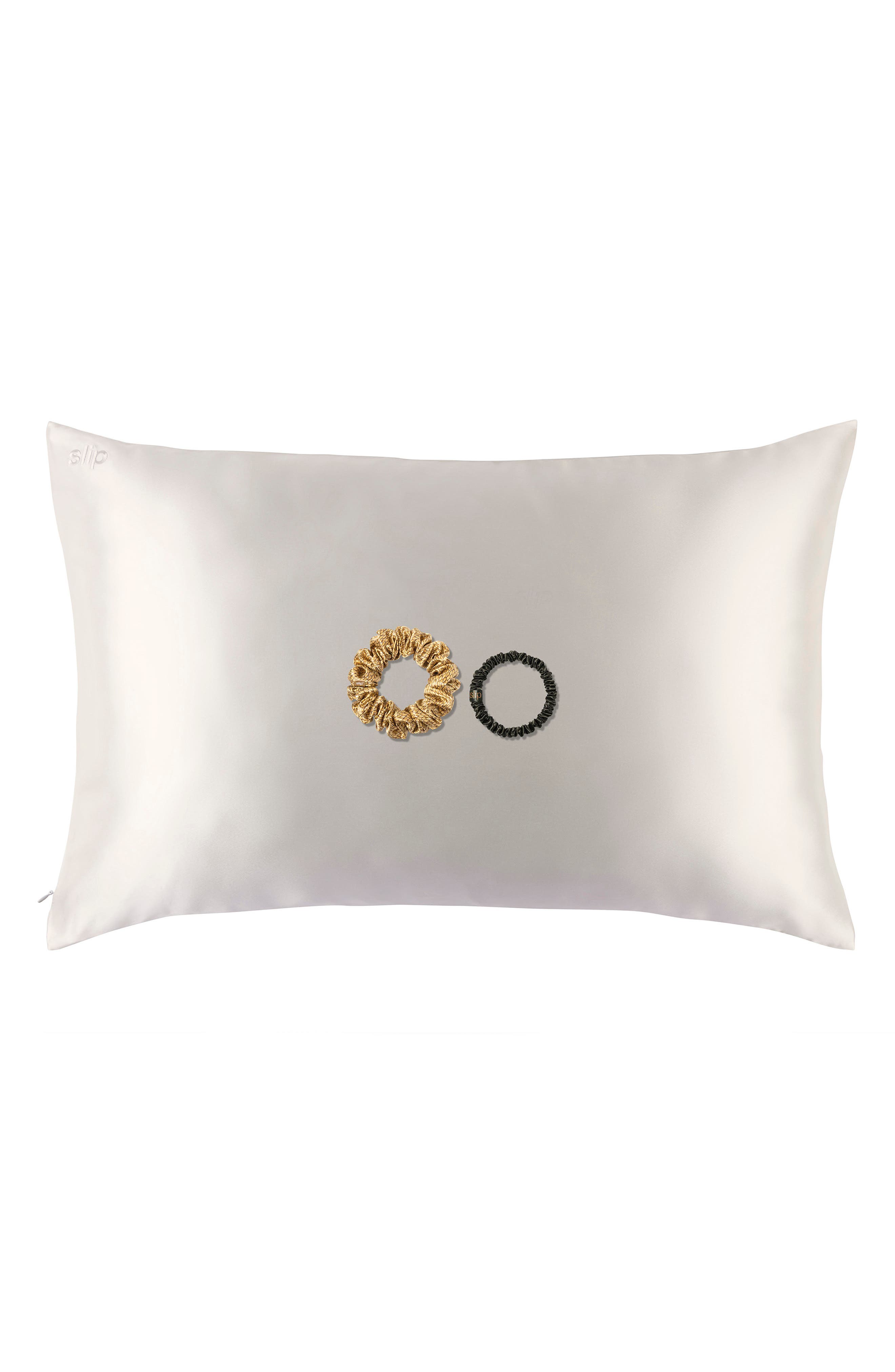 slip The Medusa Pure Silk Pillowcase & Scrunchies Set USD $108 Value