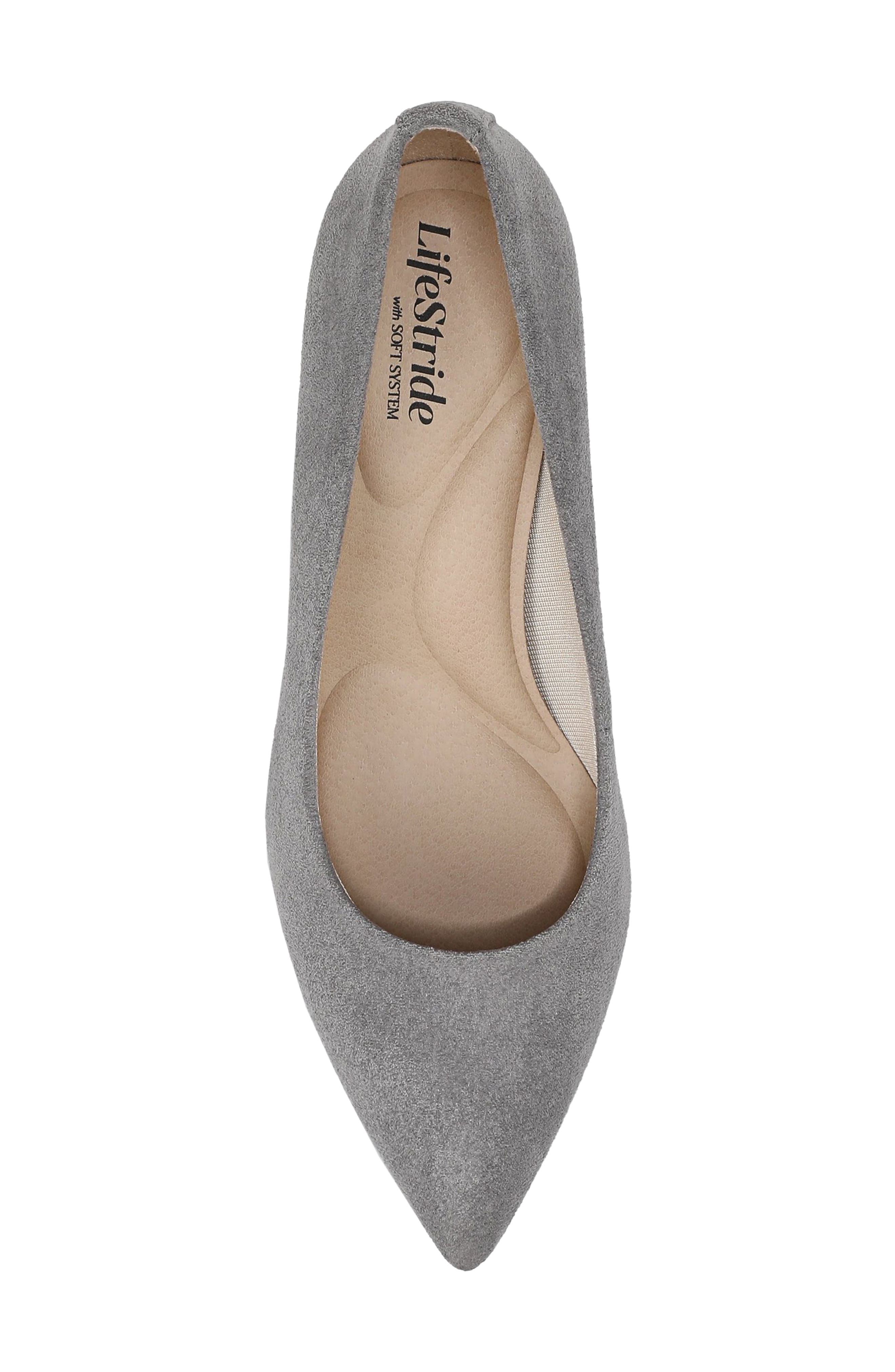 Rebecca Pointed Toe Pump, Alternate, color, ULT GREY
