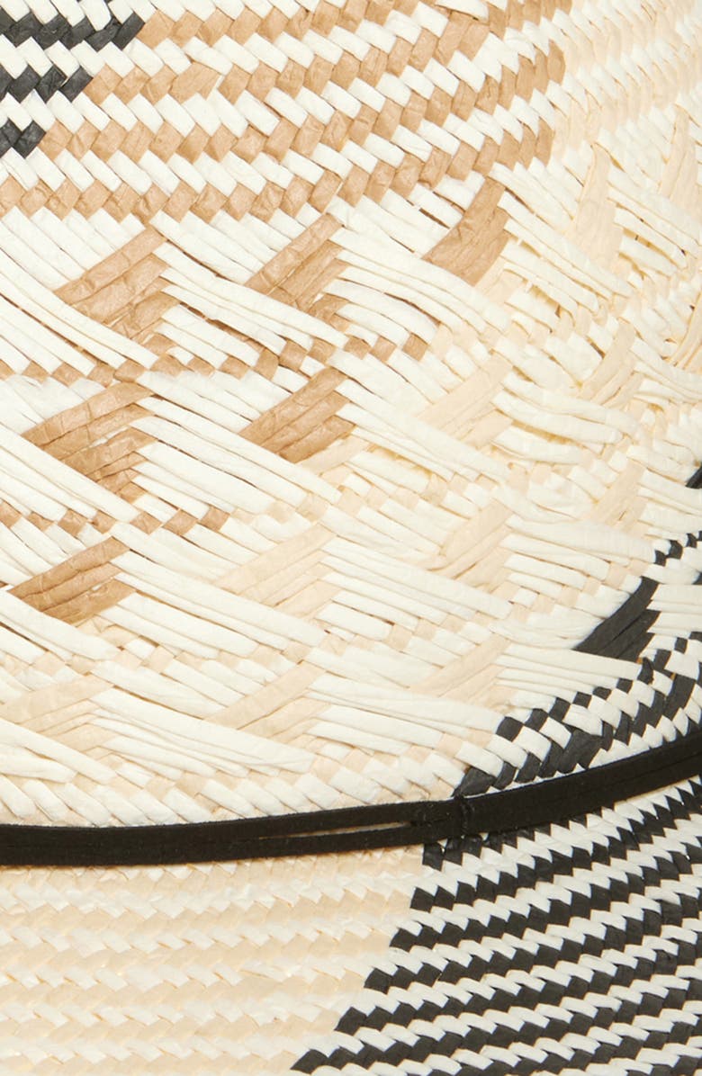 Treasure & Bond Packable Straw Panama Hat, Alternate, color, 