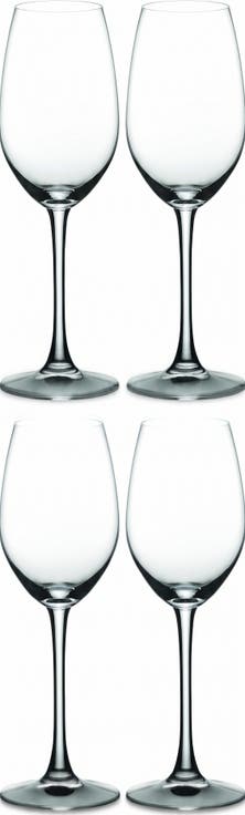 ViVino Set of 4 Champagne Glasses, 8.8oz