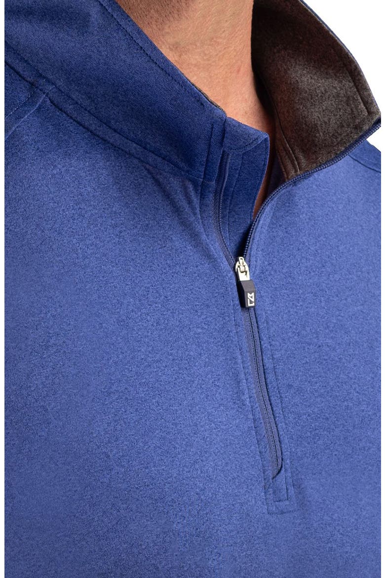 Forge Epic Confidence Performance Quarter Zip Pullover, Alternate, color, TOUR BLUE HEATHER