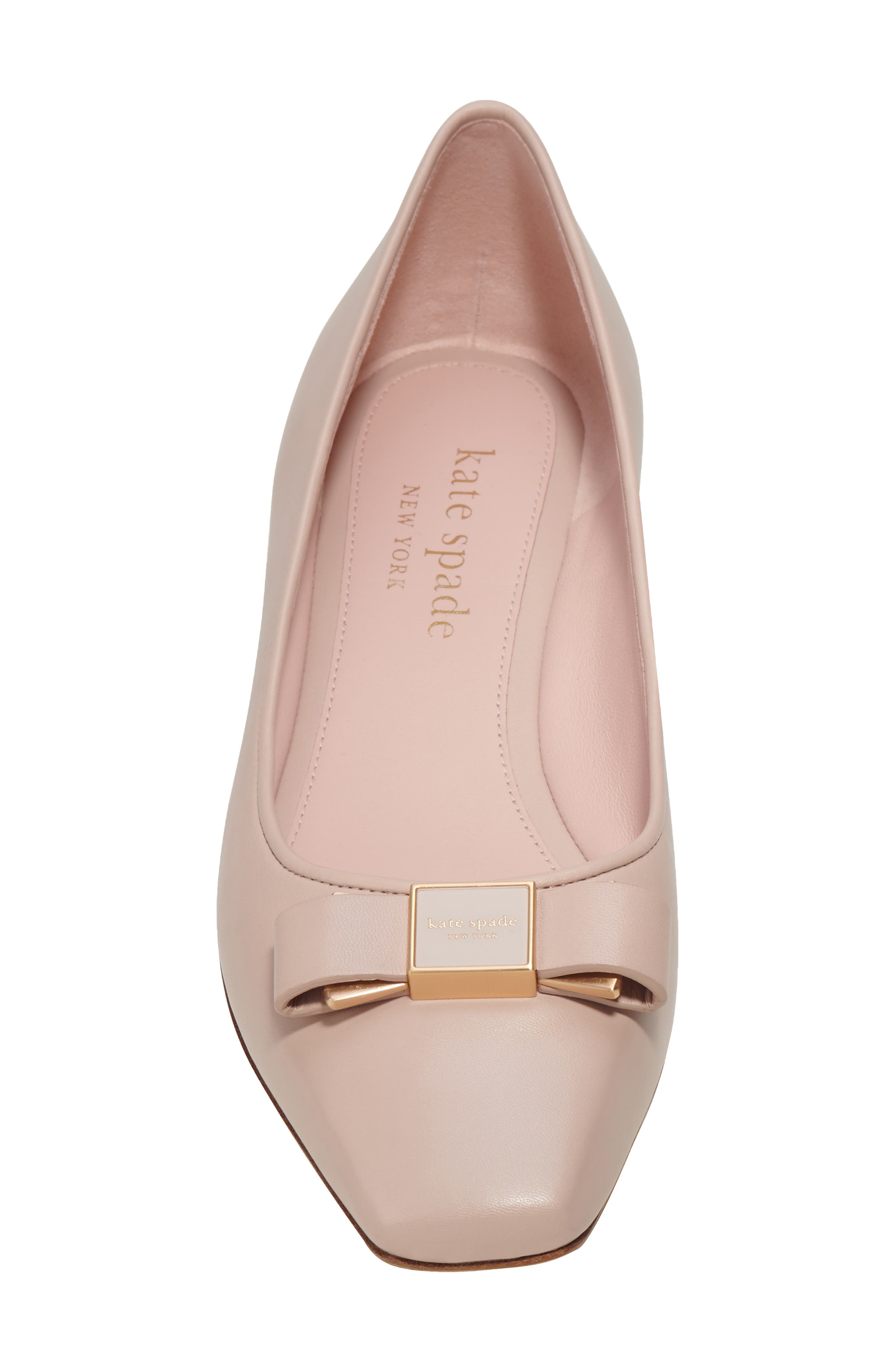 bowdie ballet flat, Alternate, color, PALE VELLUM
