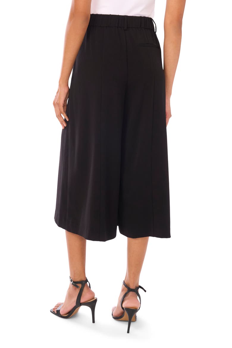 Pleat Front Culottes, Alternate, color, RICH BLACK 060