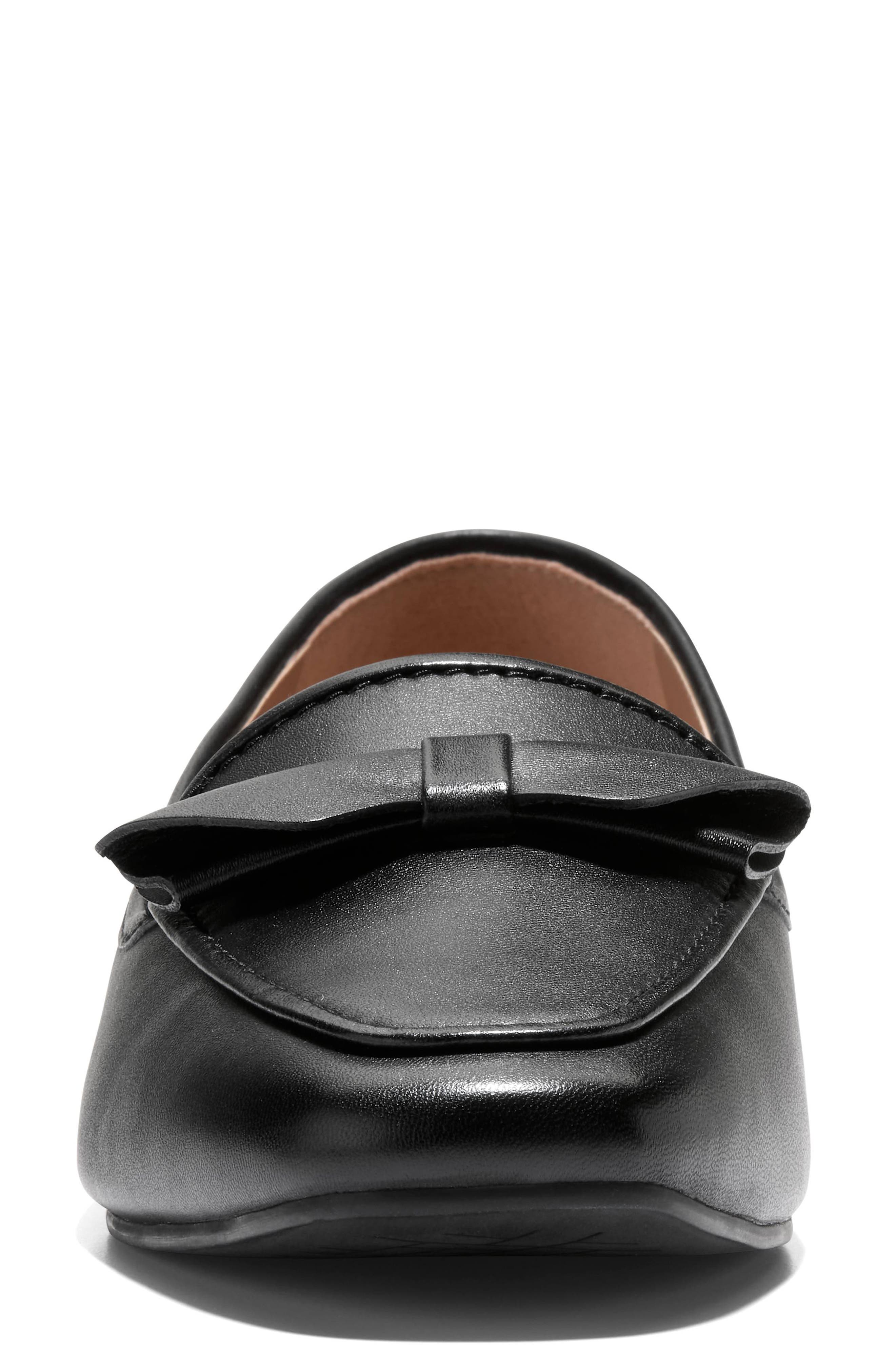 Cole Haan Payson Knot Loafer, Alternate, color, Black Ltr