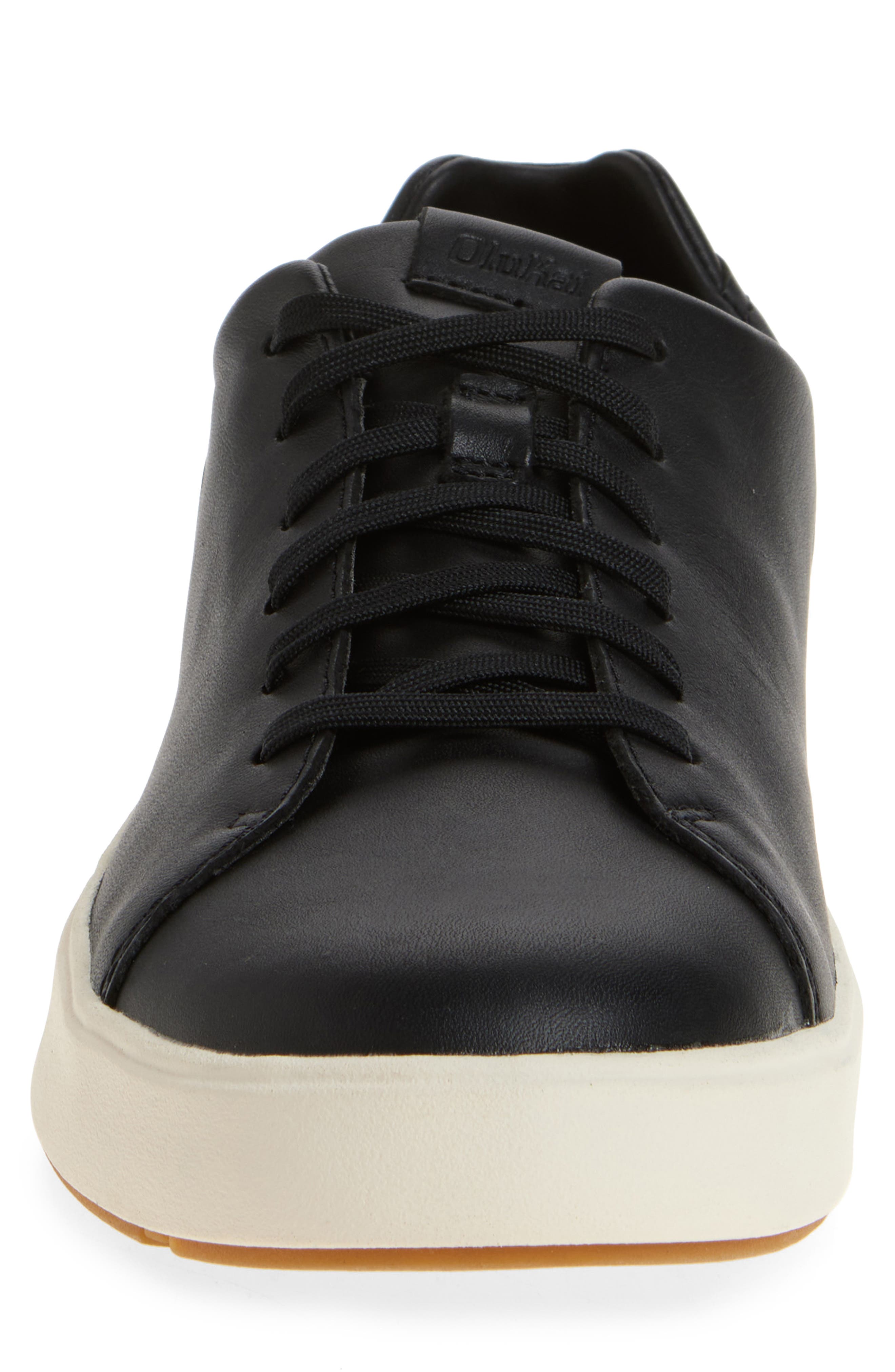 OluKai Lae‘ahi Li ‘Ili Convertible Low Top Sneaker, Alternate, color, Onyx / Onyx