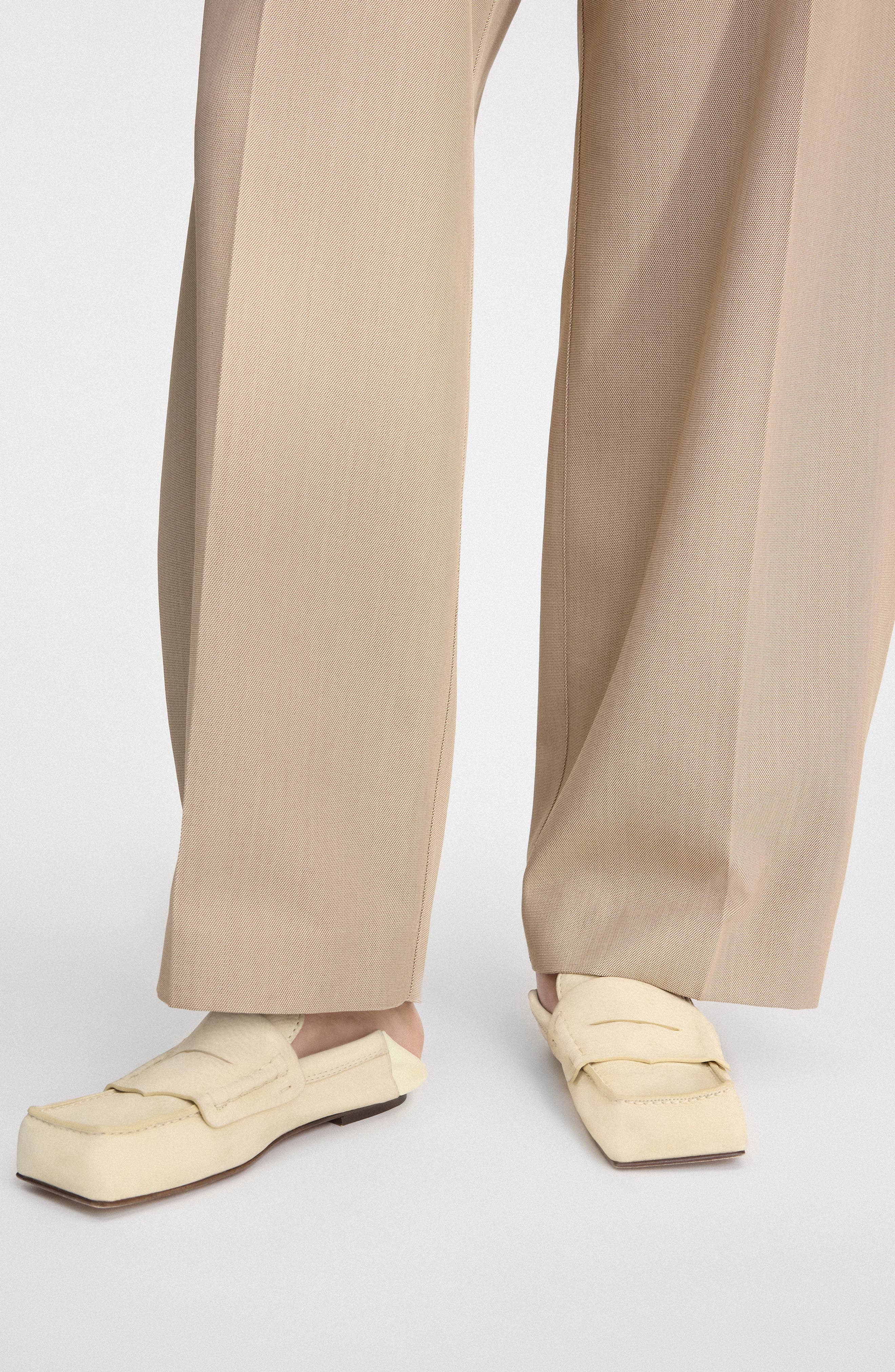 Jacquemus Les Mocassins Carré Penny Loafer, Alternate, color, Pale Yellow 205