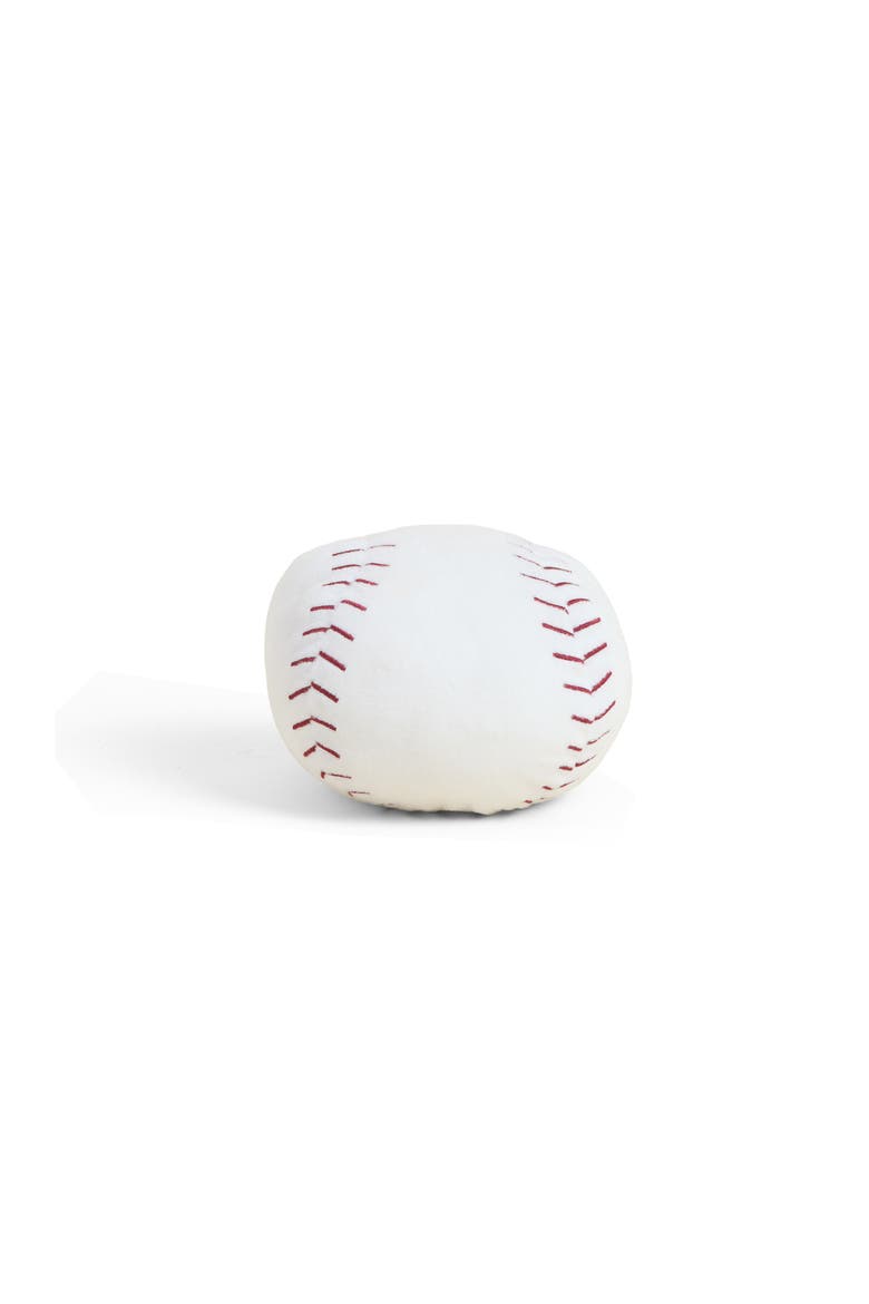 Baseball Junior Plush Toy, Alternate, color, White