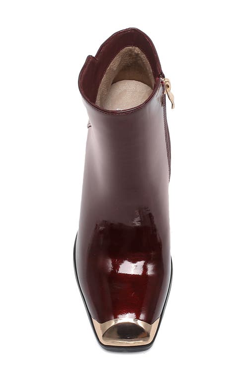 Ninety Union Frisco Cap Toe Bootie In Burgundy