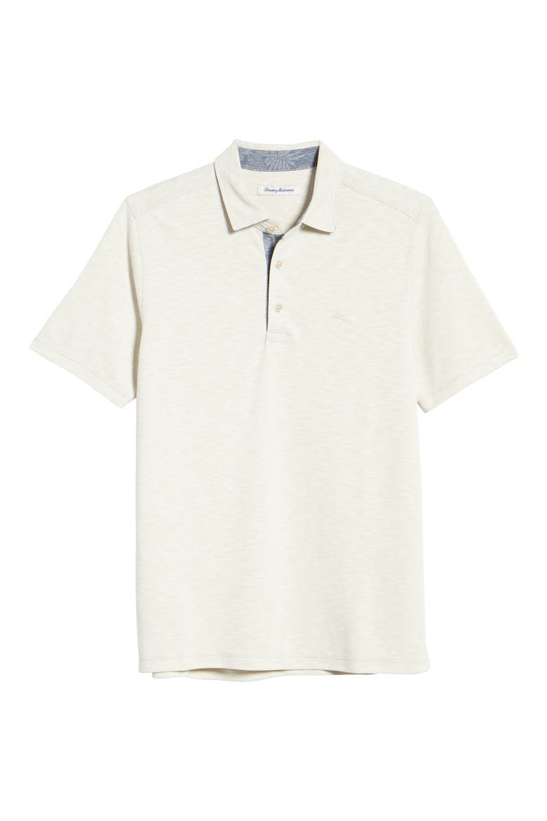 Palmetto Paradise Polo, Alternate, color, COCONUT CREAM