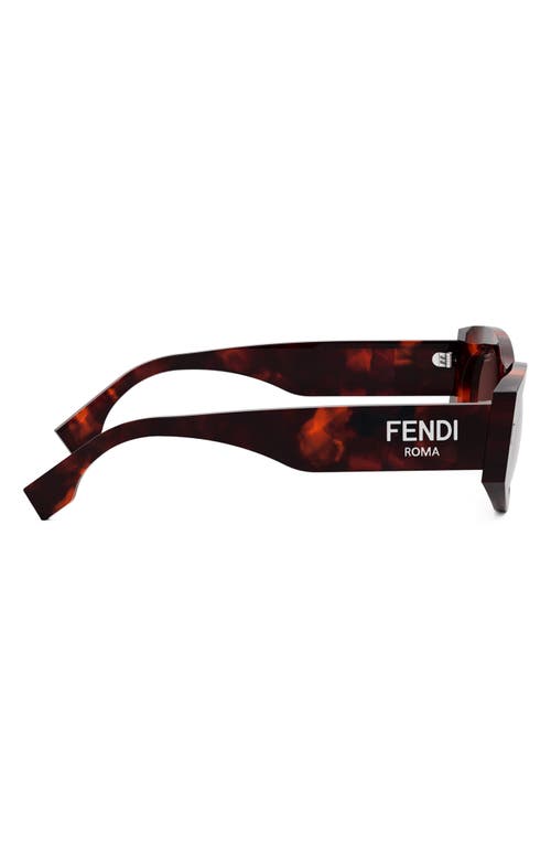 Fendi ' Roma 52mm Oval Sunglasses