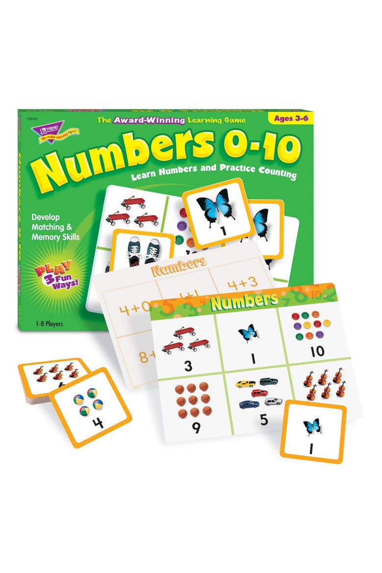 Numbers 010 Match Me Games, Kids Ages 3+, Alternate, color, Multicolored