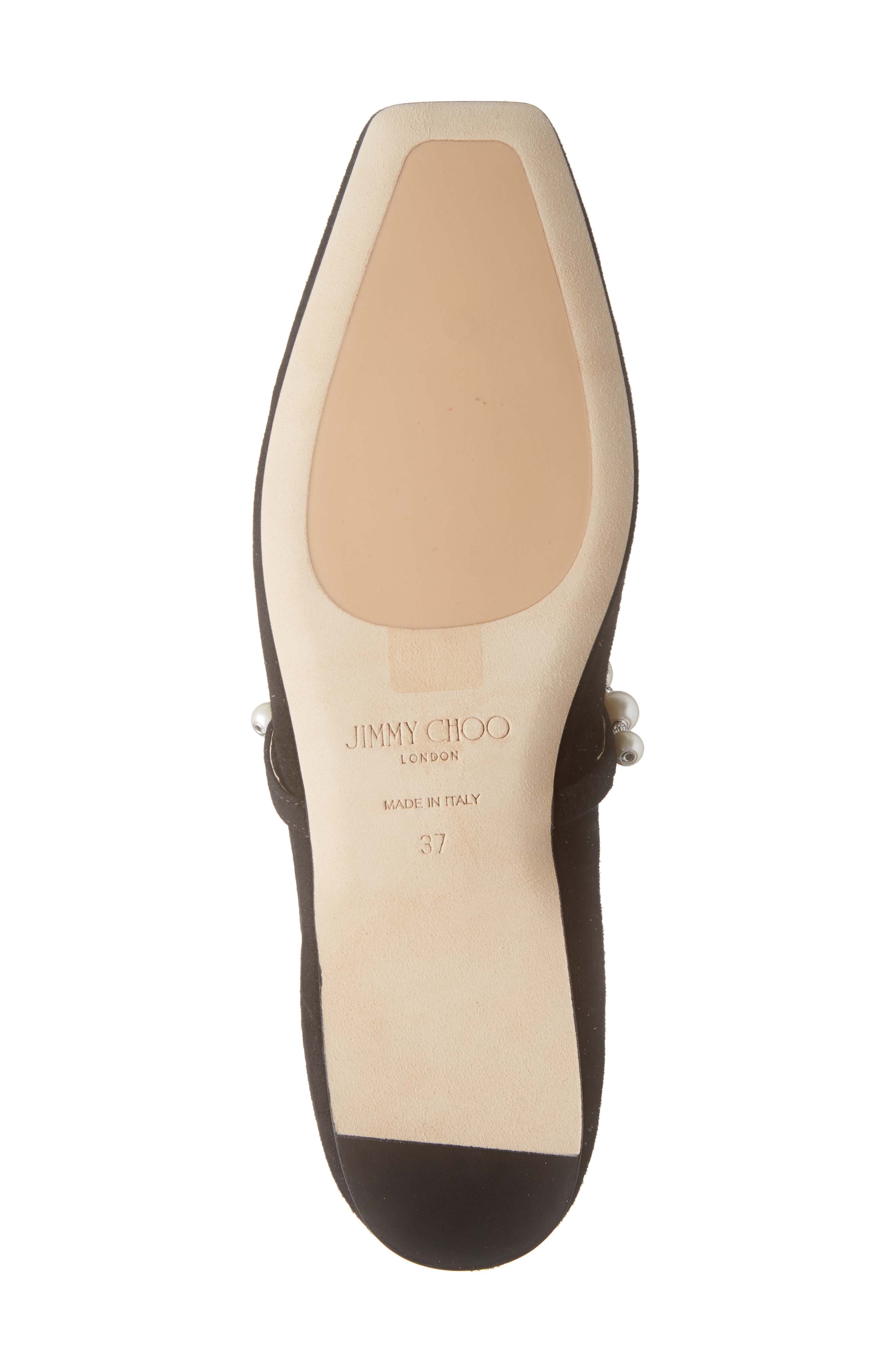 Jimmy Choo Ade Embellished Flat, Alternate, color, 