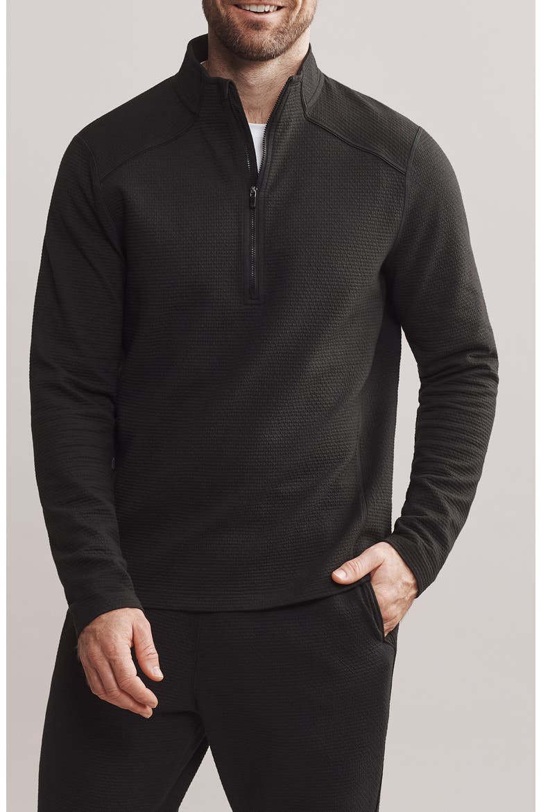 Tribeca Tech Half Zip Pullover, Main, color, BLACK