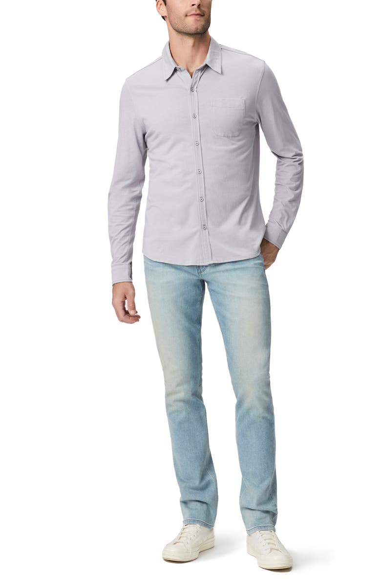 PAIGE Stockton Knit Button-Up Shirt, Alternate, color, 