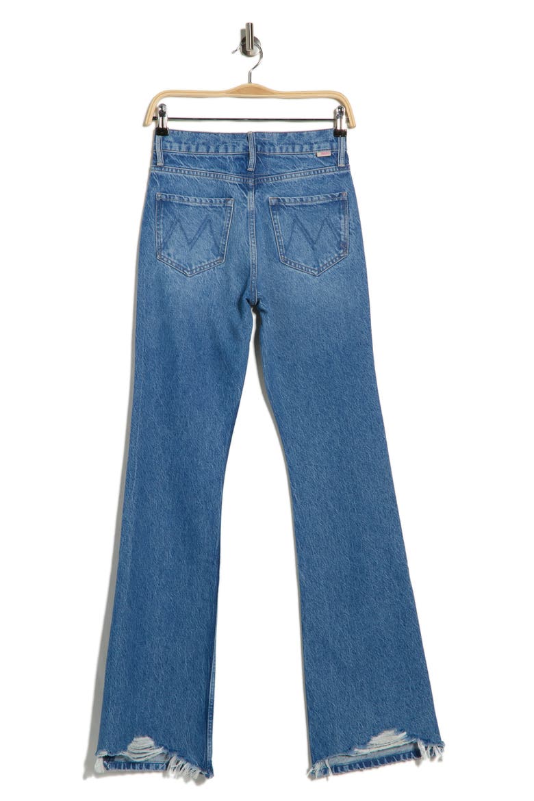 The Chomp Heel Chew Flare Jeans, Alternate, color, CHEW TOY