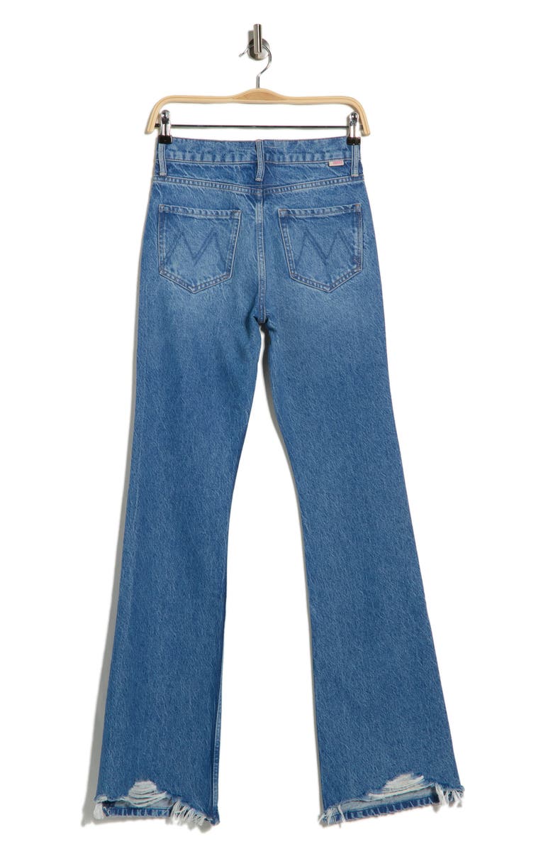MOTHER The Chomp Heel Chew Flare Jeans, Alternate, color, 
