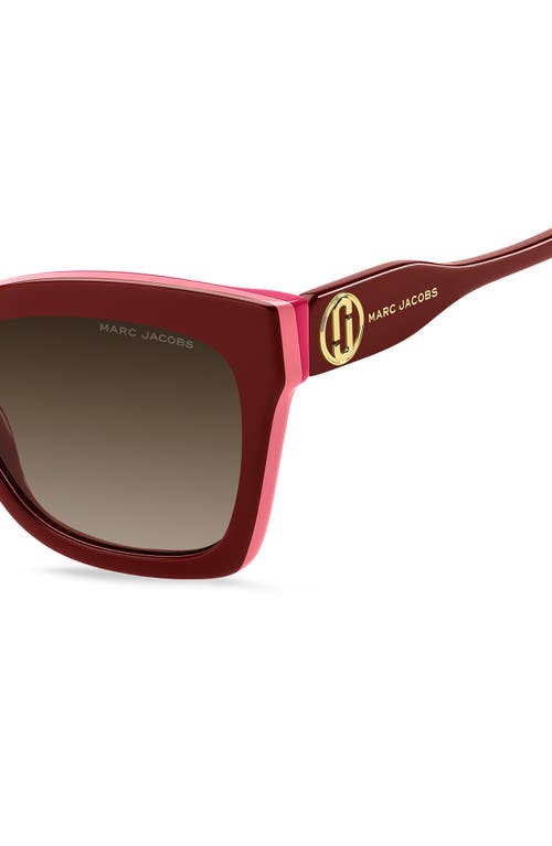 Marc Jacobs 54mm Cat Eye Sunglasses In Red